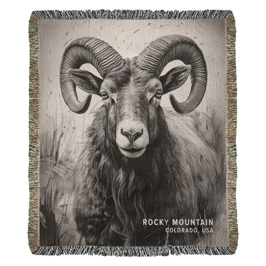 Rocky Mountain Heirloom Woven Blanket