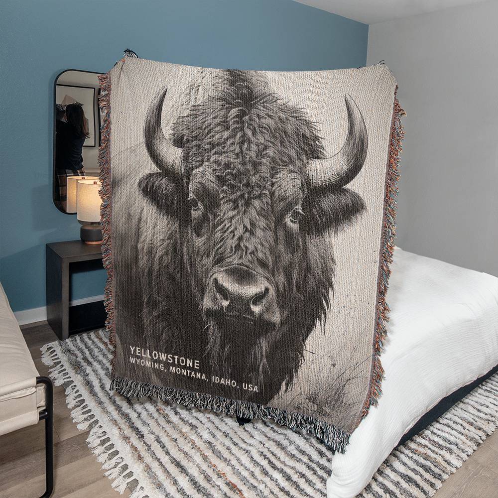 Yellowstone Heirloom Woven Blanket